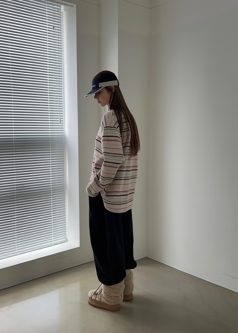 ANOTHER AVENUE韓國代購㊣女士新款休閑職業真品休閑褲羊毛皮ANOTHER AVENUE休閑褲