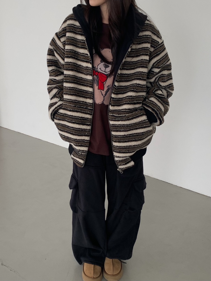 CAMEL-P東大門㊣代購女裝新款真品夾克兩面穿兜帽Came_l 家夾克