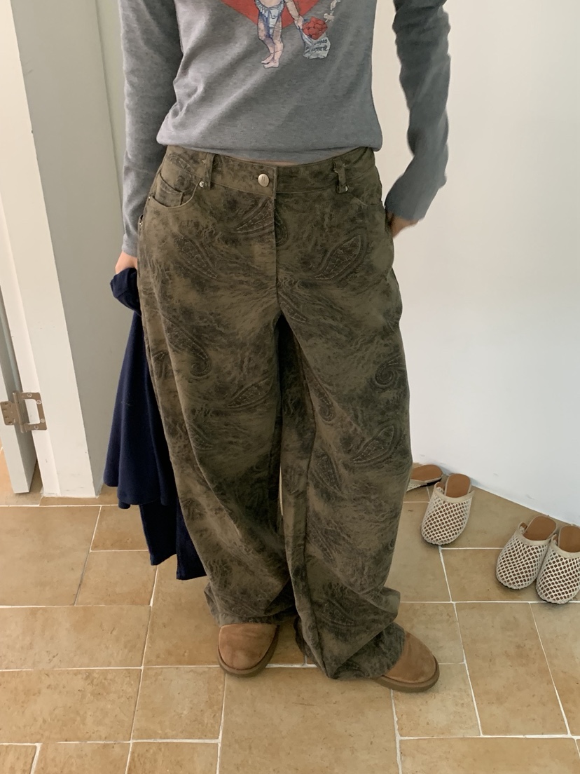 SUNDER MARKET東大門㊣代購女裝新款25秋冬休閑職業休閑褲SUNDER MARKET休閑褲