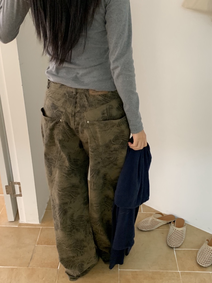 SUNDER MARKET東大門㊣代購女裝新款25秋冬休閑職業休閑褲SUNDER MARKET休閑褲