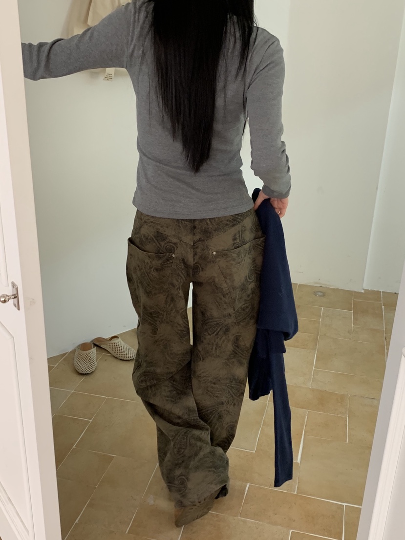 SUNDER MARKET東大門㊣代購女裝新款25秋冬休閑職業休閑褲SUNDER MARKET休閑褲