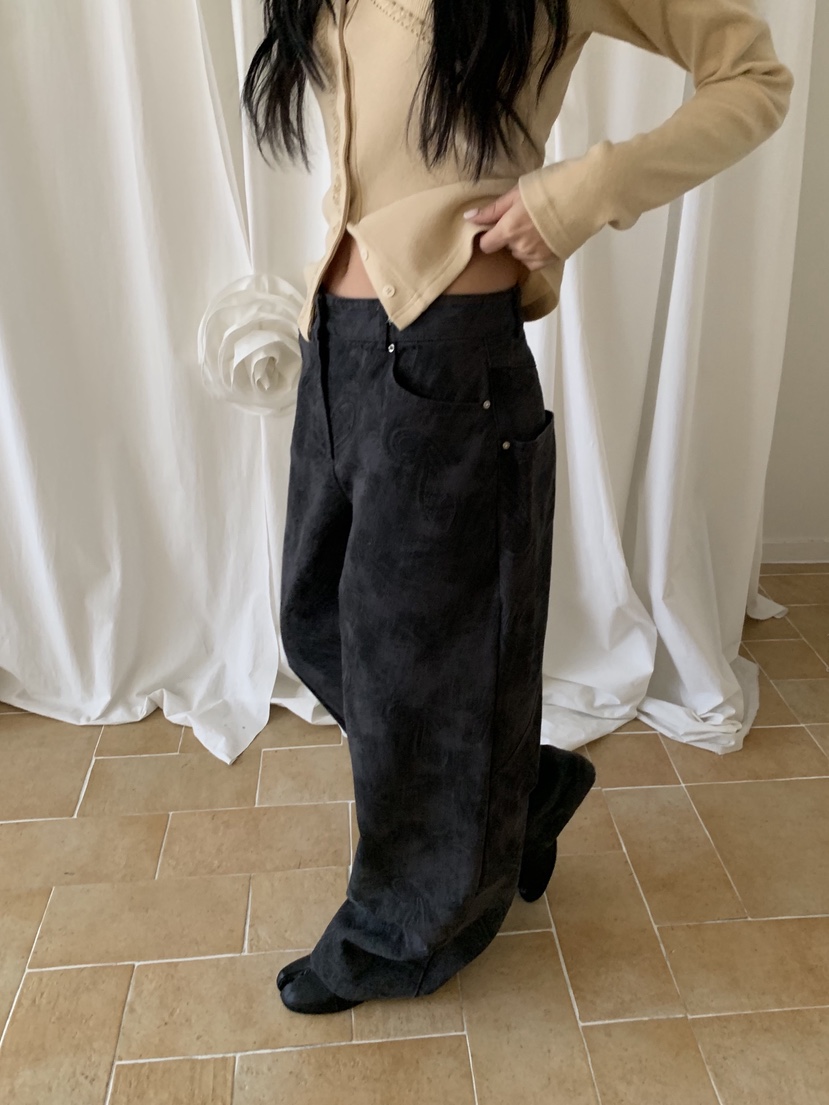 SUNDER MARKET東大門㊣代購女裝新款25秋冬休閑職業休閑褲SUNDER MARKET休閑褲