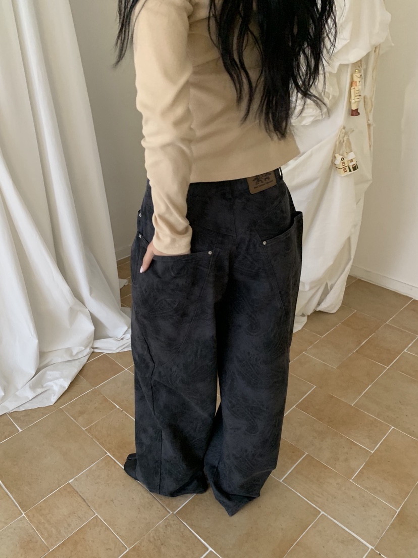 SUNDER MARKET東大門㊣代購女裝新款25秋冬休閑職業休閑褲SUNDER MARKET休閑褲