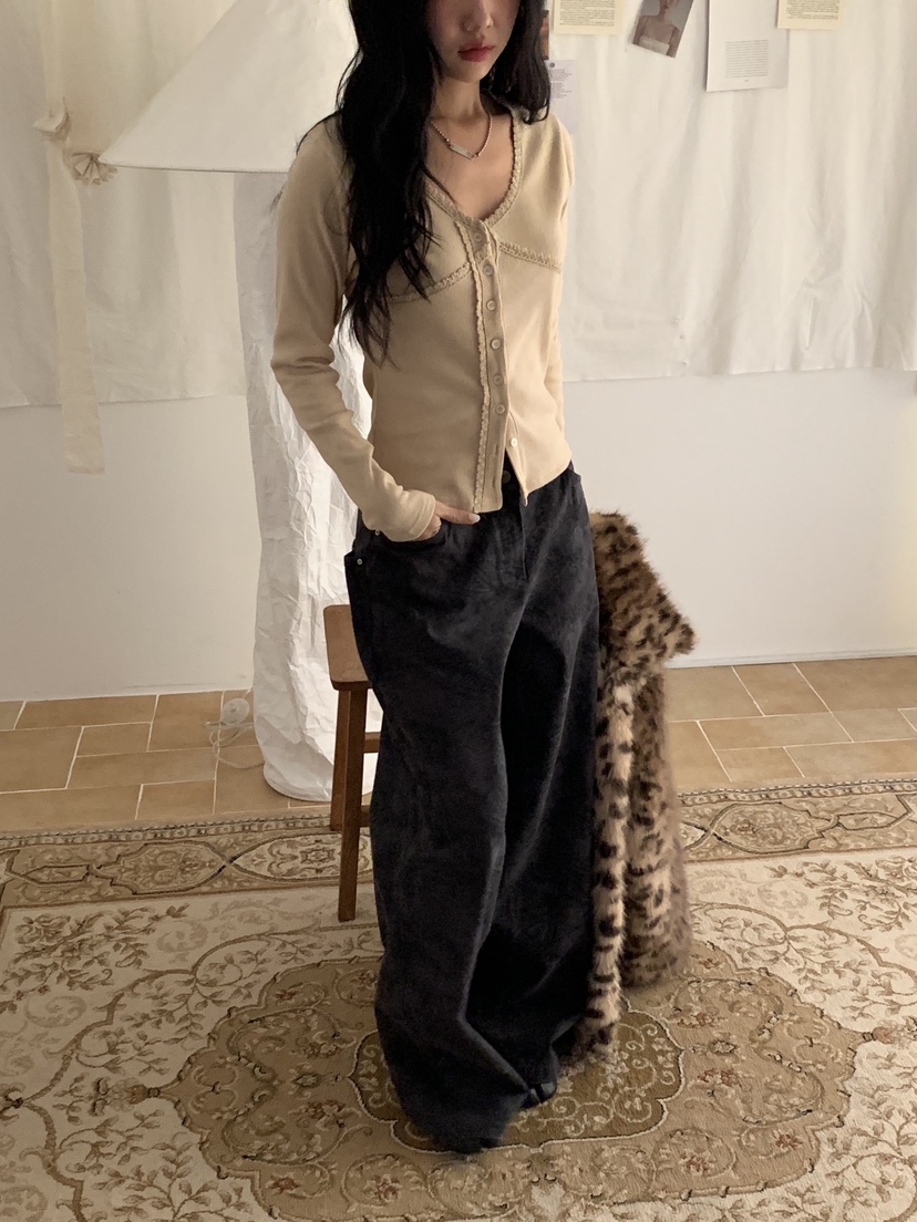 SUNDER MARKET東大門㊣代購女裝新款25秋冬休閑職業休閑褲SUNDER MARKET休閑褲