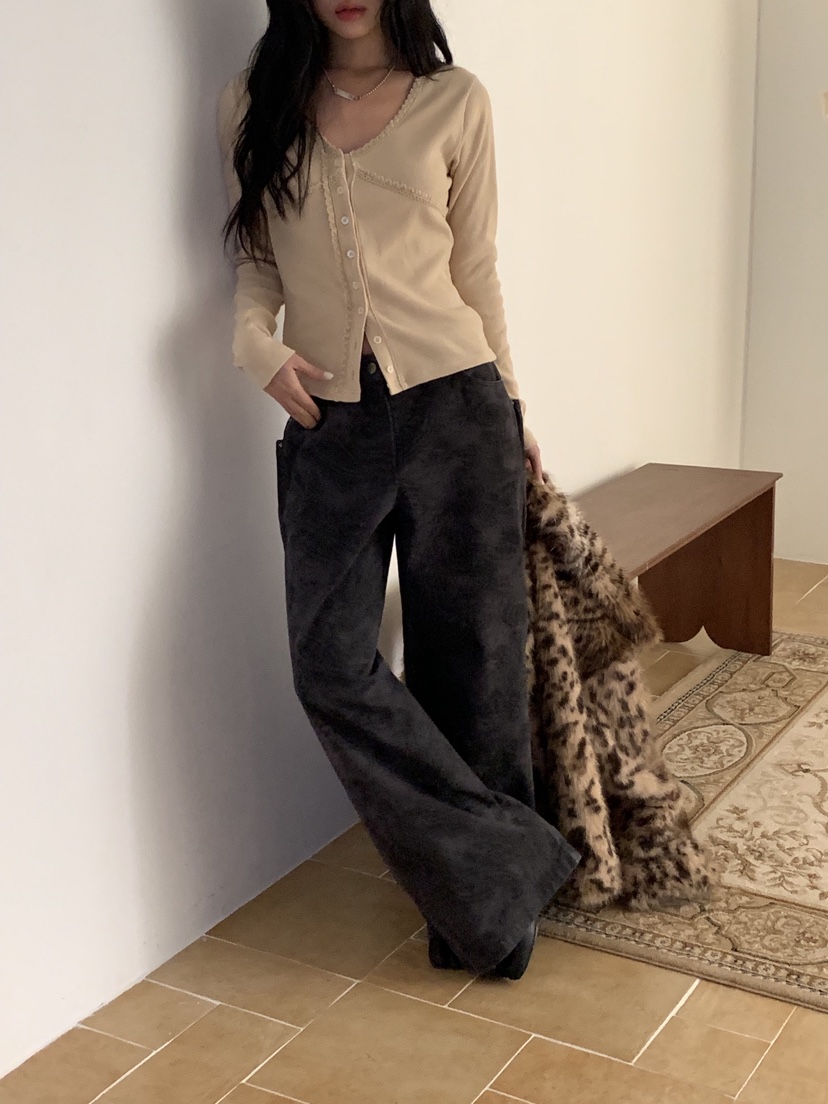 SUNDER MARKET東大門㊣代購女裝新款25秋冬休閑職業休閑褲SUNDER MARKET休閑褲