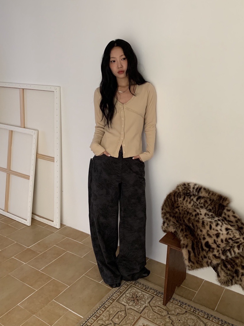 SUNDER MARKET東大門㊣代購女裝新款25秋冬休閑職業休閑褲SUNDER MARKET休閑褲