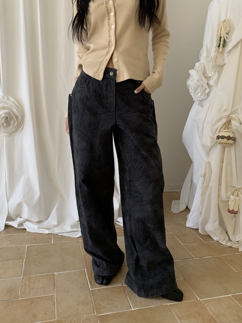 SUNDER MARKET東大門㊣代購女裝新款25秋冬休閑職業休閑褲SUNDER MARKET休閑褲圖色2