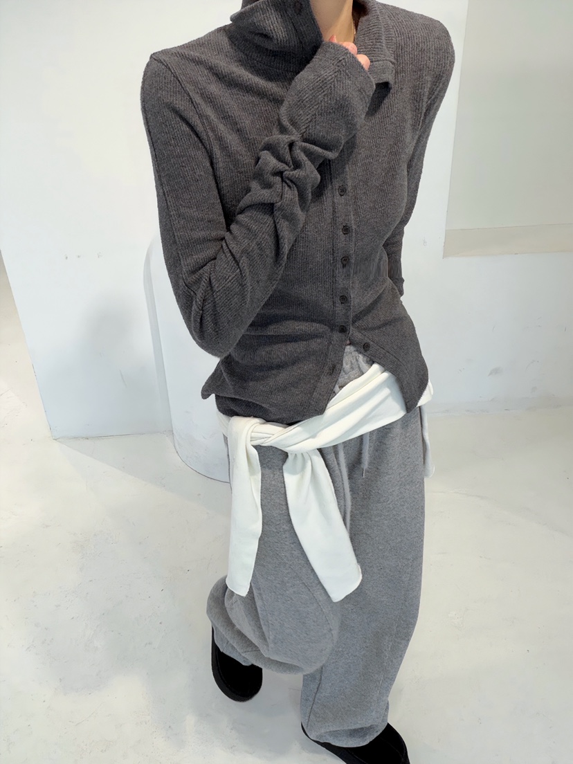 GLITTER東大門㊣實拍女裝新品推薦時尚25秋冬真品休閑長袖T恤GLITTER長袖T恤