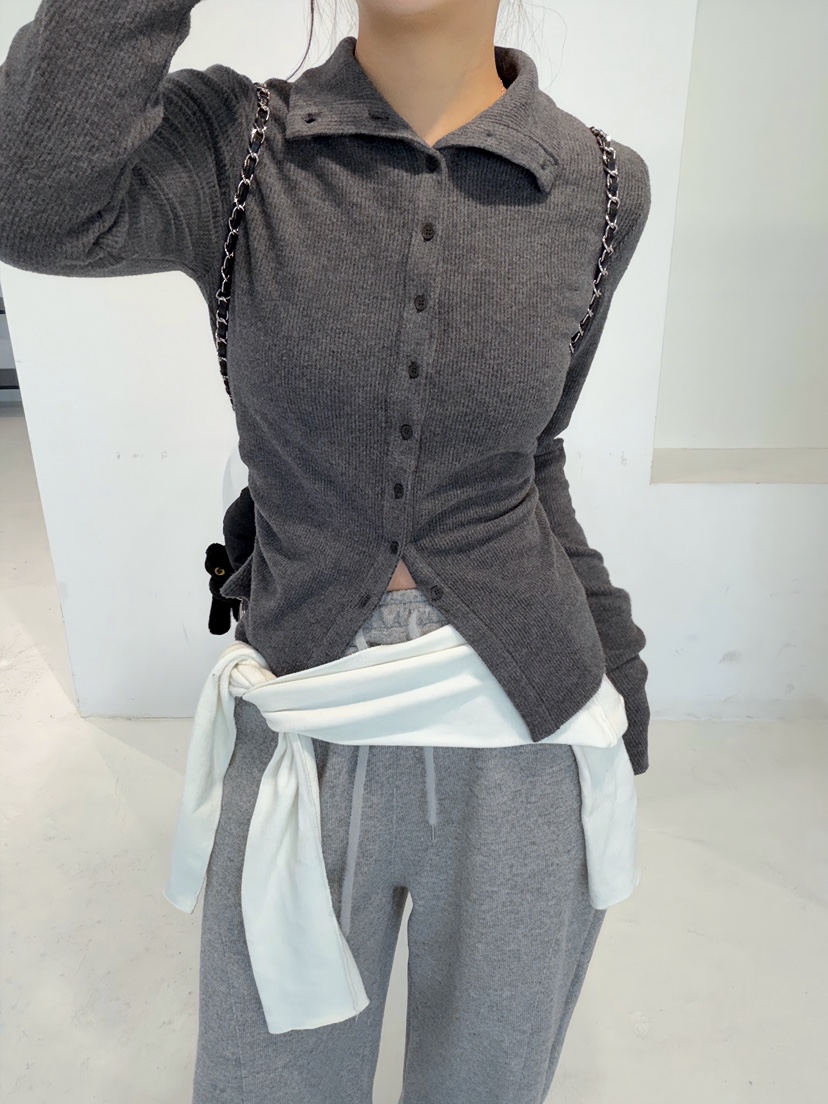 GLITTER東大門㊣實拍女裝新品推薦時尚25秋冬真品休閑長袖T恤GLITTER長袖T恤