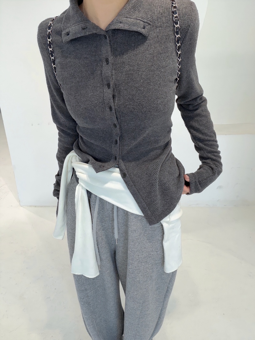 GLITTER東大門㊣實拍女裝新品推薦時尚25秋冬真品休閑長袖T恤GLITTER長袖T恤