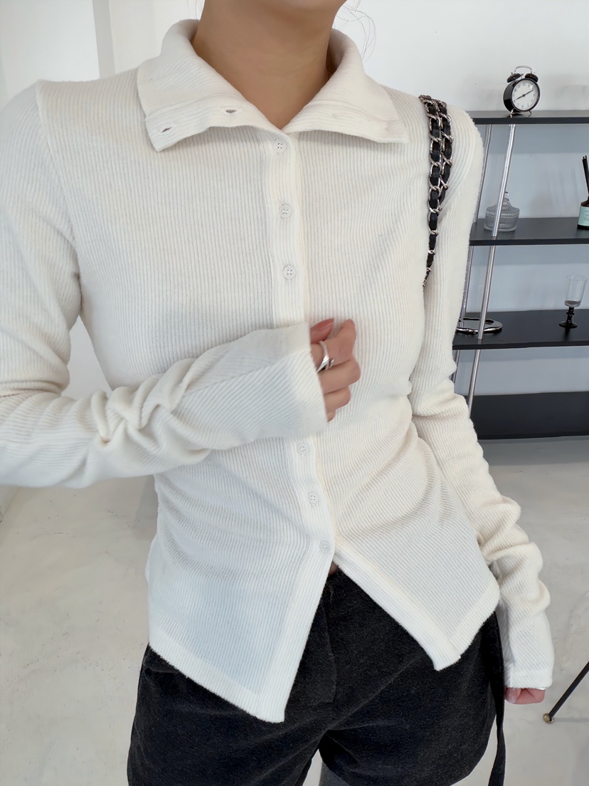 GLITTER東大門㊣實拍女裝新品推薦時尚25秋冬真品休閑長袖T恤GLITTER長袖T恤