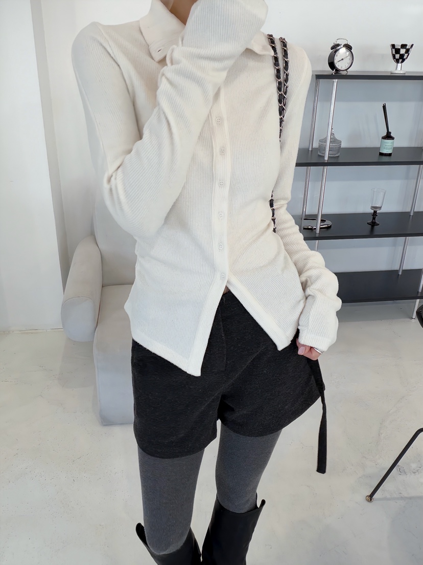 GLITTER東大門㊣實拍女裝新品推薦時尚25秋冬真品休閑長袖T恤GLITTER長袖T恤