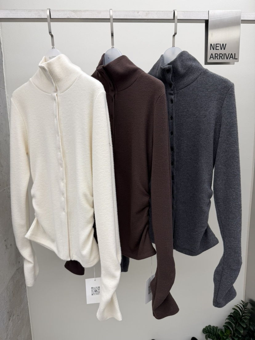 GLITTER東大門㊣實拍女裝新品推薦時尚25秋冬真品休閑長袖T恤GLITTER長袖T恤