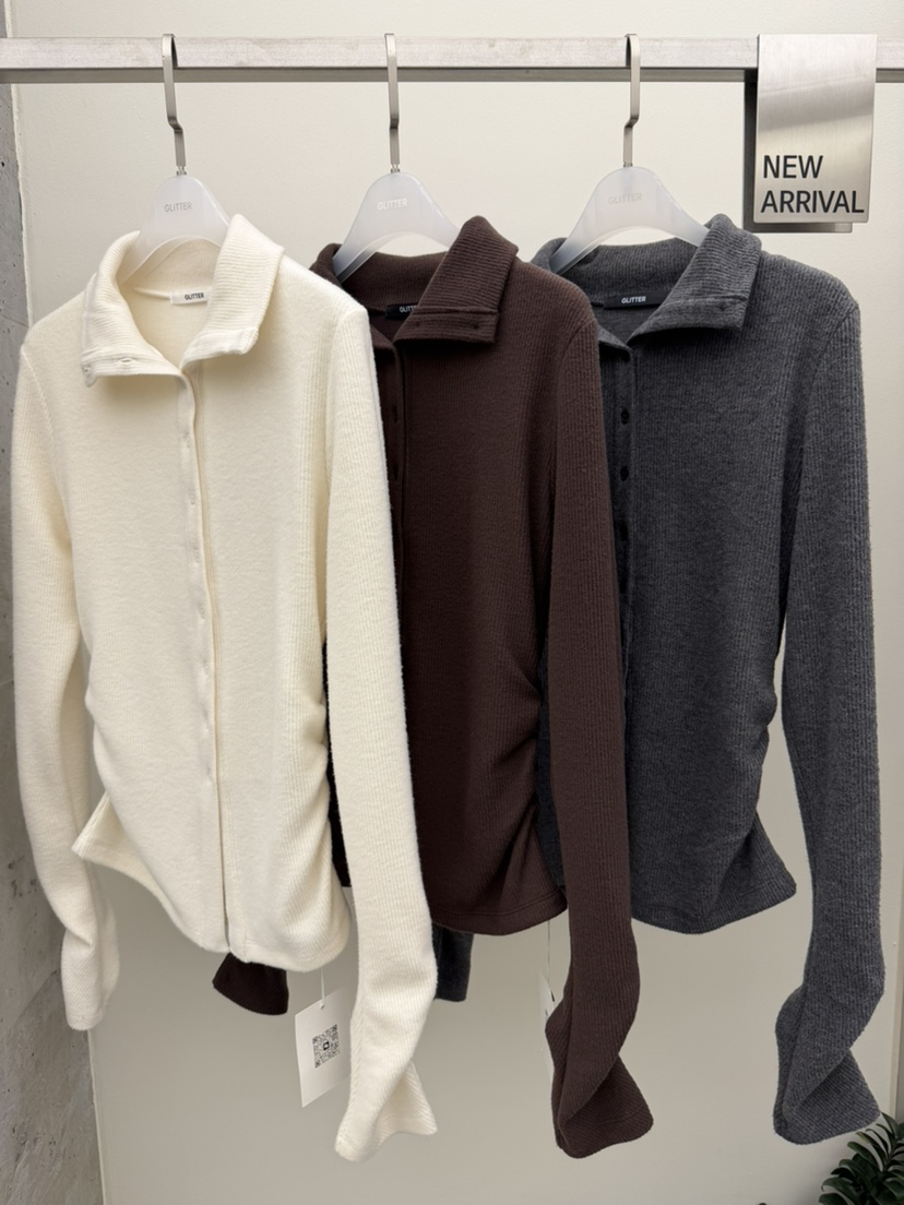 GLITTER東大門㊣實拍女裝新品推薦時尚25秋冬真品休閑長袖T恤GLITTER長袖T恤