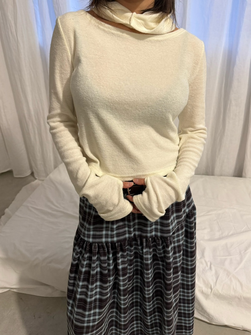 AWESOMESAUCE東大門㊣實拍女裝新品25秋冬推薦長袖T恤含帽子AWESOME SAUCE長袖T恤