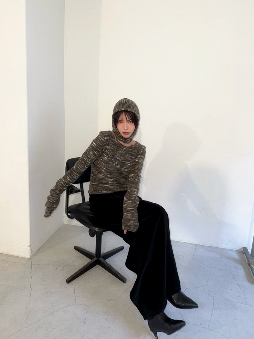 AWESOMESAUCE東大門㊣實拍女裝新品25秋冬推薦長袖T恤含帽子AWESOME SAUCE長袖T恤