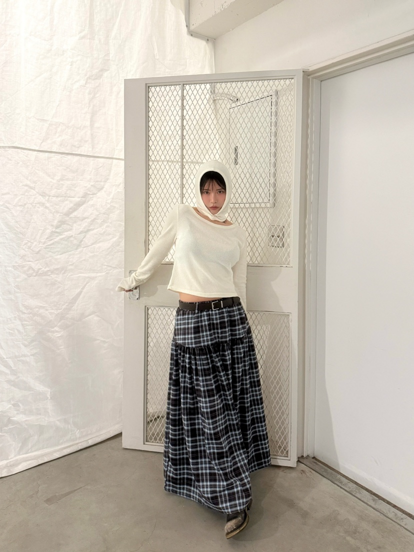 AWESOMESAUCE東大門㊣實拍女裝新品25秋冬推薦長袖T恤含帽子AWESOME SAUCE長袖T恤