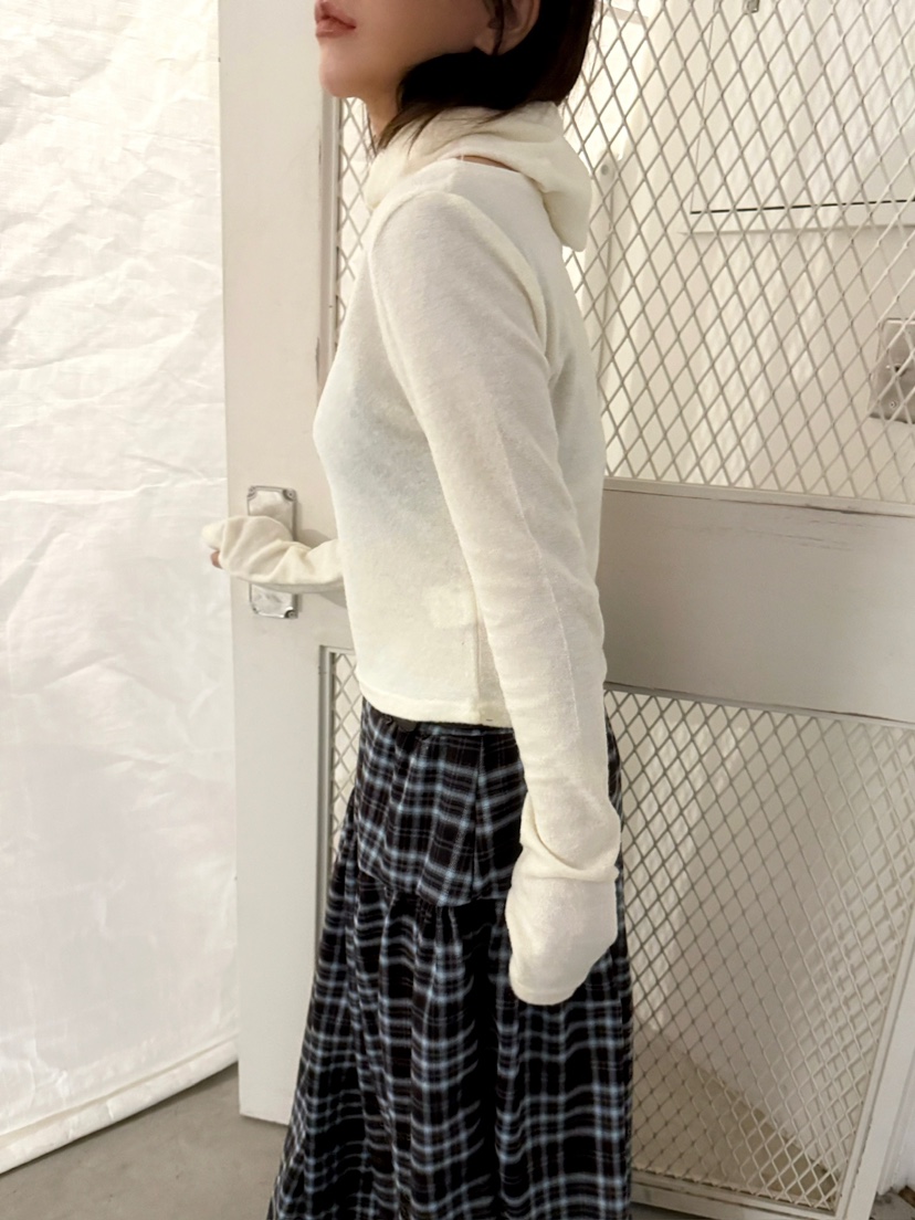 AWESOMESAUCE東大門㊣實拍女裝新品25秋冬推薦長袖T恤含帽子AWESOME SAUCE長袖T恤