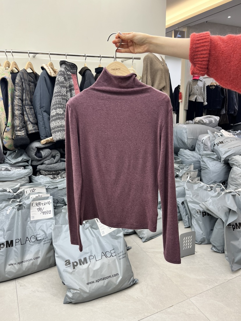 I MFACT東大門㊣直郵女士新款25秋冬休閑熱賣時尚人氣長袖T恤I MFACT長袖T恤圖色1