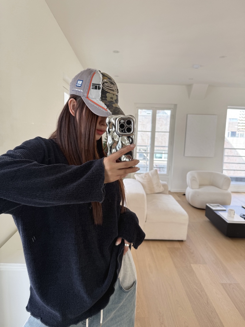 MOSMOS東大門㊣直郵女裝新品休閑推薦時尚25秋冬熱賣長袖T恤MOSMOS長袖T恤