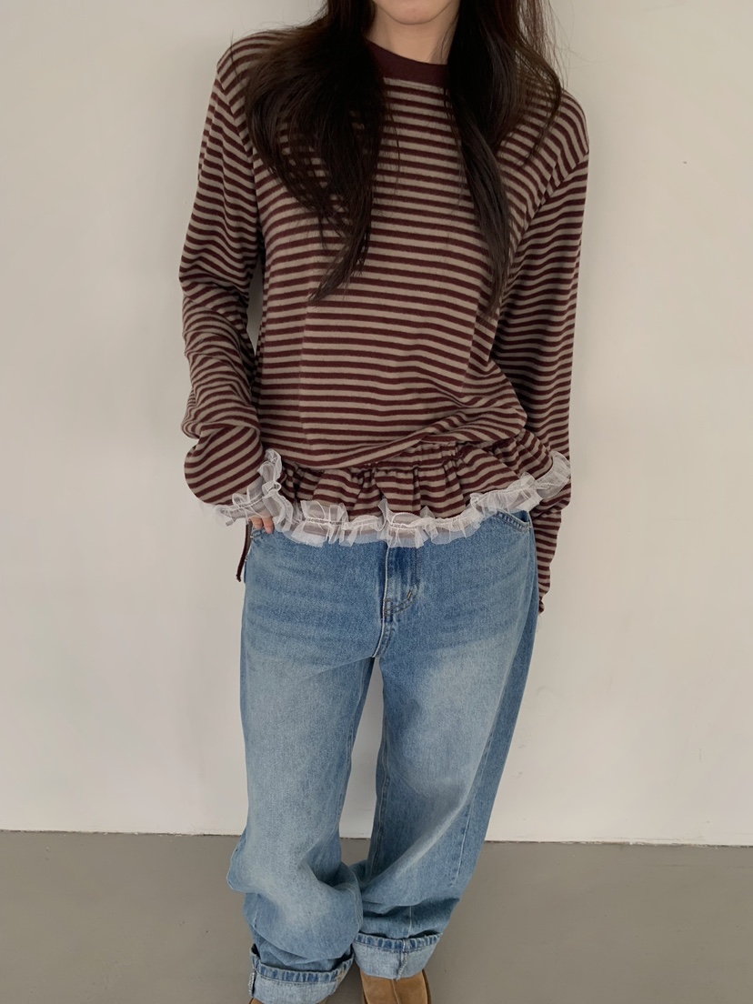 CAMEL-P韓國代購㊣女裝新品職業長袖T恤Came_l 家長袖T恤