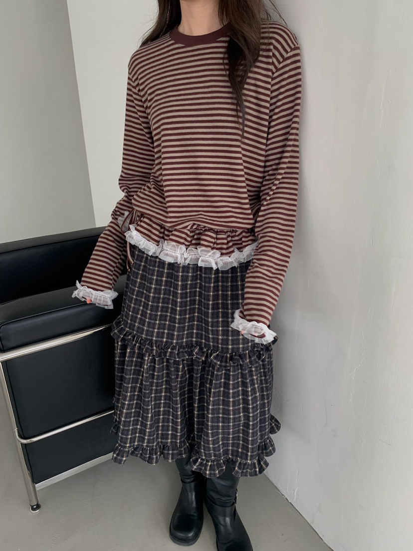 CAMEL-P韓國代購㊣女裝新品職業長袖T恤Came_l 家長袖T恤