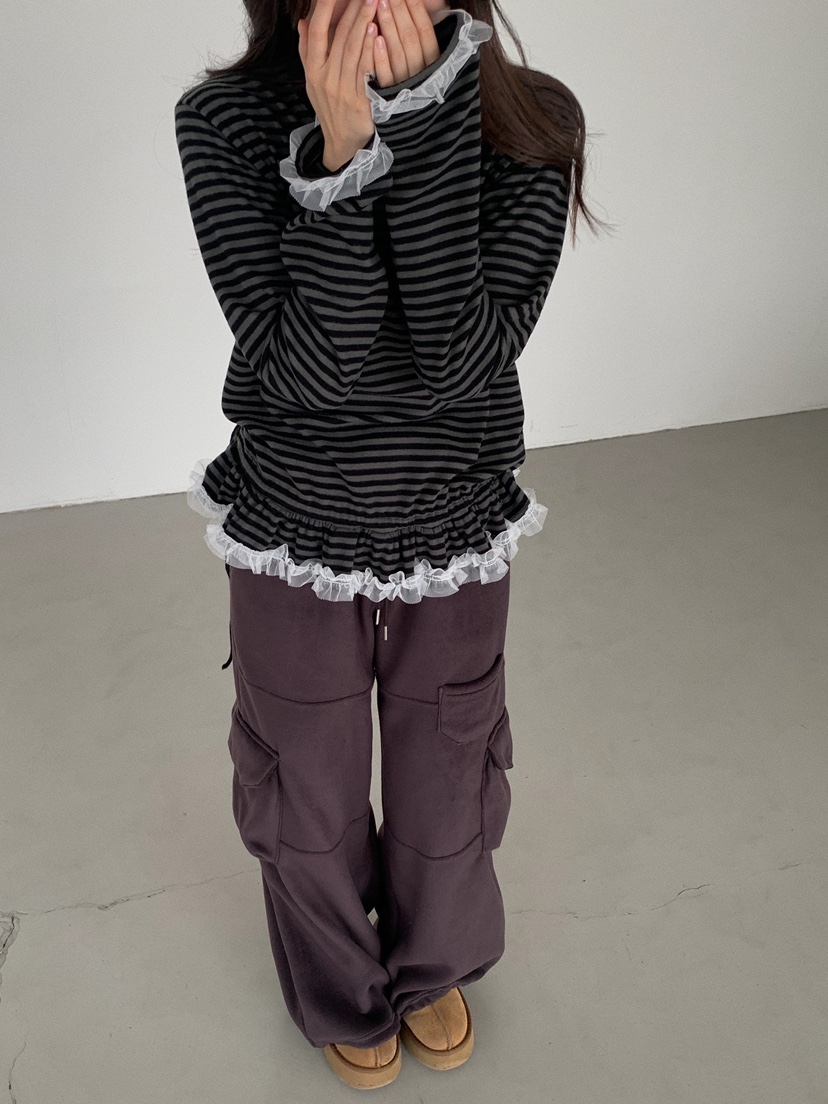 CAMEL-P韓國代購㊣女裝新品職業長袖T恤Came_l 家長袖T恤