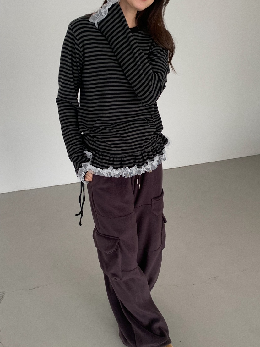 CAMEL-P韓國代購㊣女裝新品職業長袖T恤Came_l 家長袖T恤