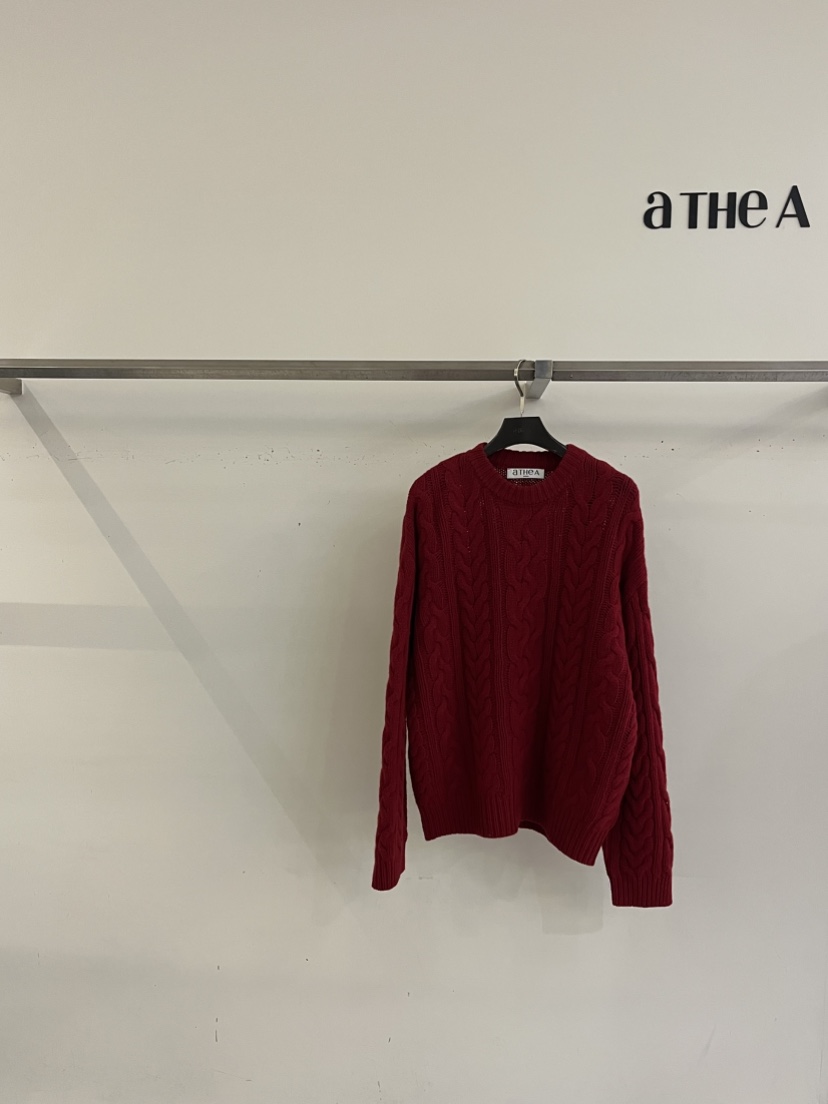 ATHEA東大門㊣直郵女士新款真品時尚休閑推薦25秋冬人氣針織衫ATHEA針織衫圖色2