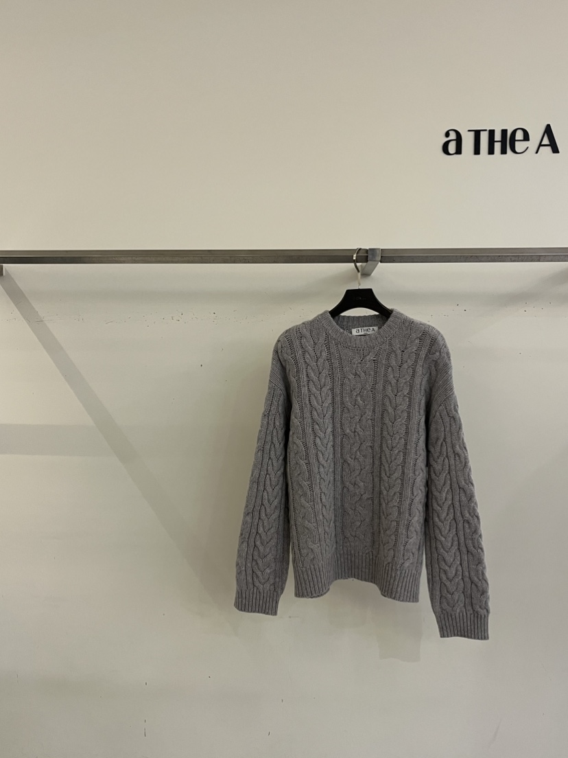 ATHEA東大門㊣直郵女士新款真品時尚休閑推薦25秋冬人氣針織衫ATHEA針織衫圖色3
