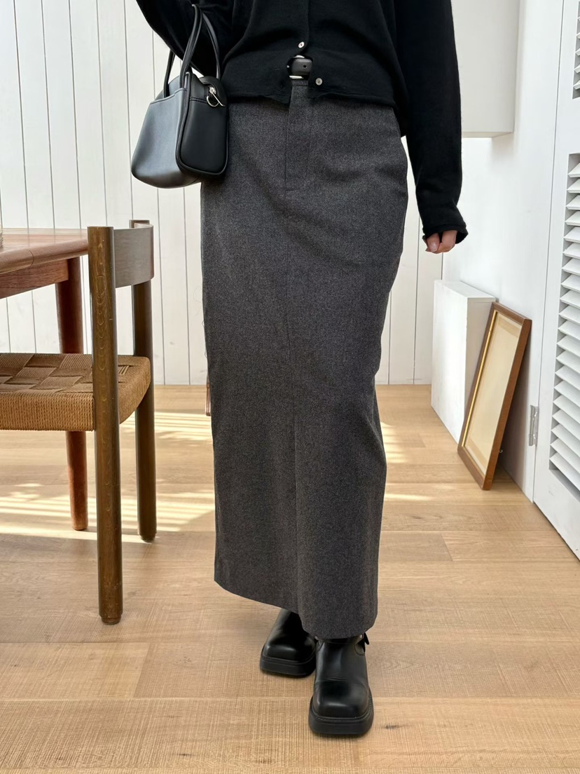 BINUS東大門㊣代購女裝新品真品人氣推薦休閑熱賣時尚職業長裙BINUS長裙圖色1