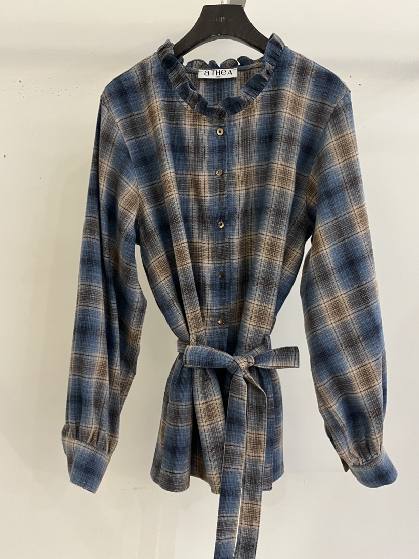 ATHEA東大門㊣實拍女裝新款時尚職業熱賣休閑人氣連衣裙含腰帶ATHEA連衣裙圖色2