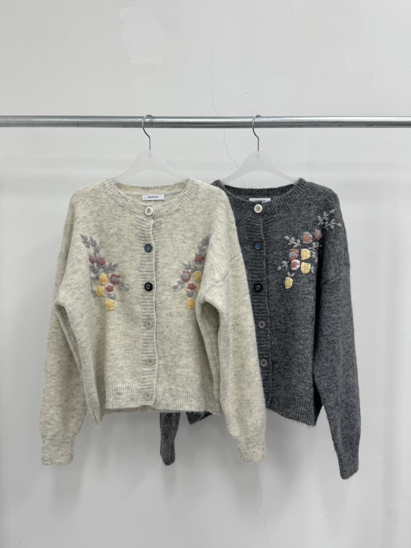 MOSMOS韓國代購㊣女士新品休閑時尚真品人氣職業25秋冬針織衫MOSMOS針織衫