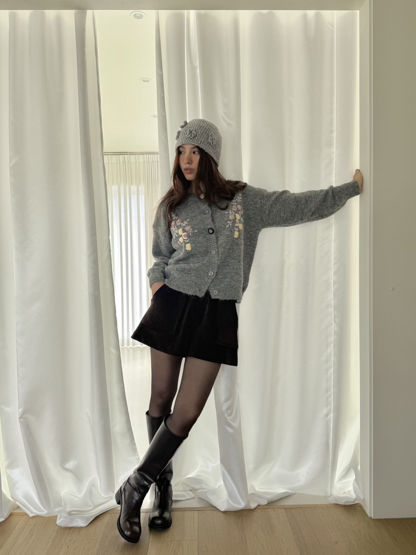 MOSMOS韓國代購㊣女士新品休閑時尚真品人氣職業25秋冬針織衫MOSMOS針織衫