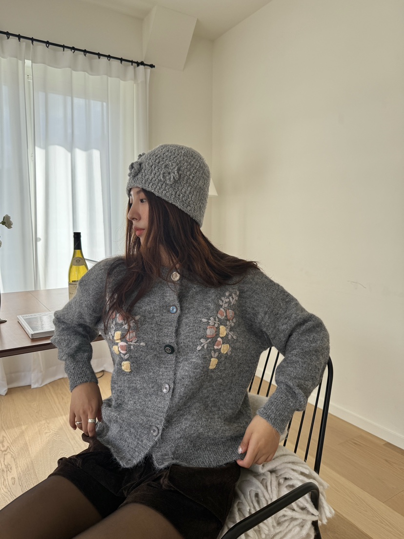 MOSMOS韓國代購㊣女士新品休閑時尚真品人氣職業25秋冬針織衫MOSMOS針織衫