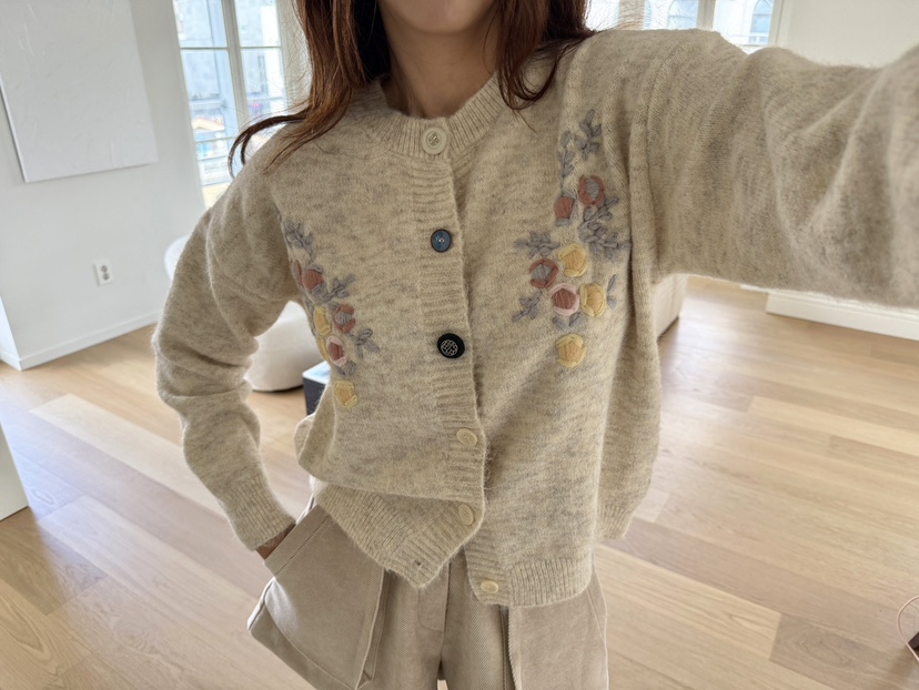 MOSMOS韓國代購㊣女士新品休閑時尚真品人氣職業25秋冬針織衫MOSMOS針織衫