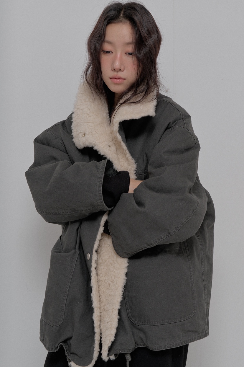 ATHEA東大門㊣代購女裝新品推薦熱賣25秋冬時尚真品夾克兩面穿ATHEA夾克