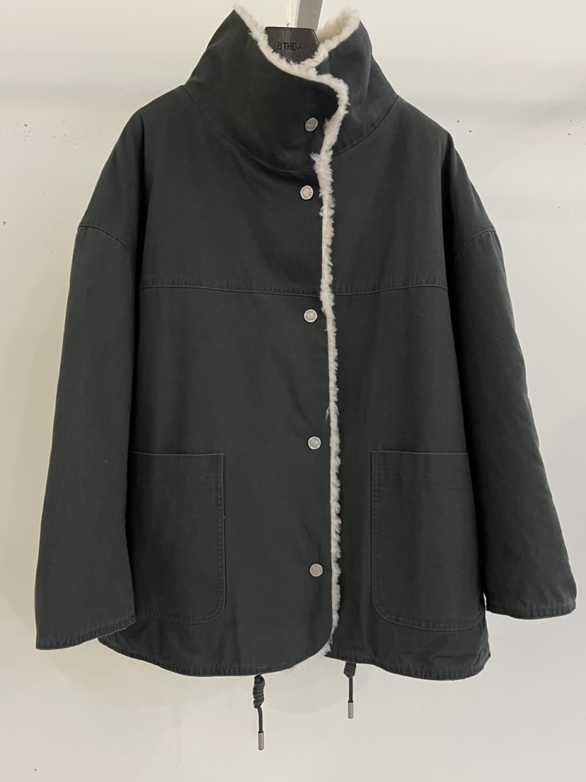 ATHEA東大門㊣代購女裝新品推薦熱賣25秋冬時尚真品夾克兩面穿ATHEA夾克圖色2