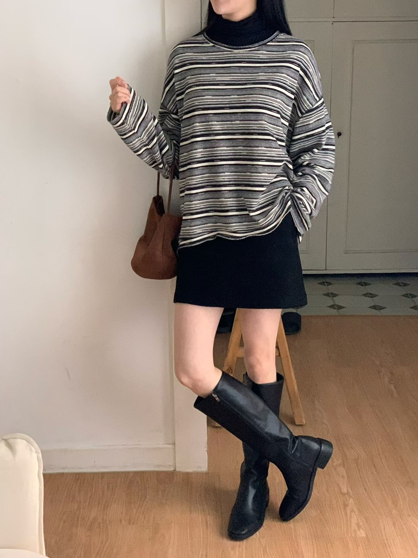 BINUS韓國直郵㊣女裝新品人氣真品推薦職業時尚熱賣25秋冬T恤BINUST恤