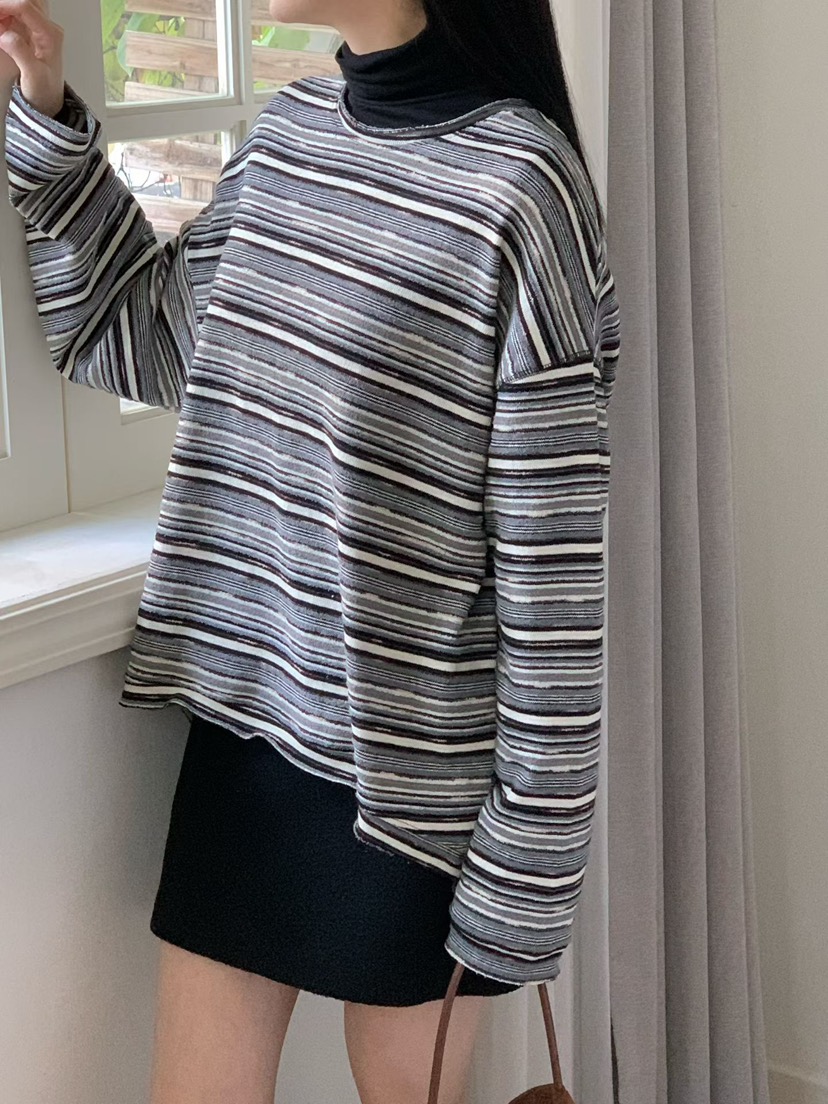 BINUS韓國直郵㊣女裝新品人氣真品推薦職業時尚熱賣25秋冬T恤BINUST恤