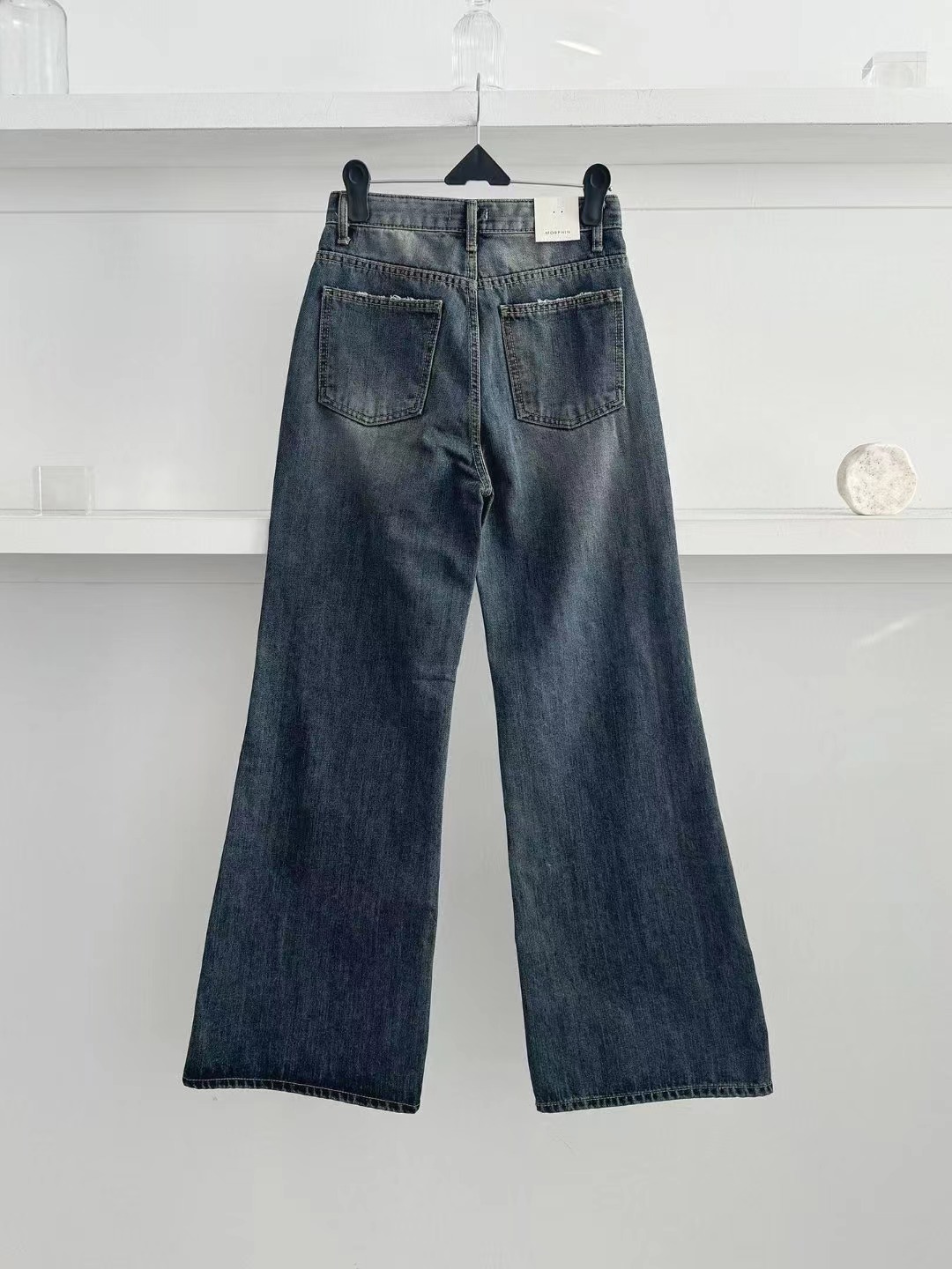 MORPHIN-모르핀-T東大門㊣代購女士新款人氣休閑熱賣牛仔褲MORPHIN-T牛仔褲