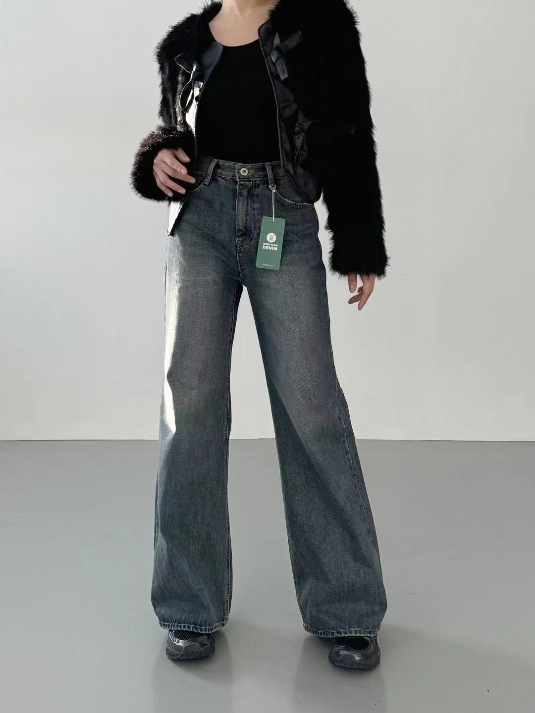 MORPHIN-모르핀-T東大門㊣代購女士新款人氣休閑熱賣牛仔褲MORPHIN-T牛仔褲