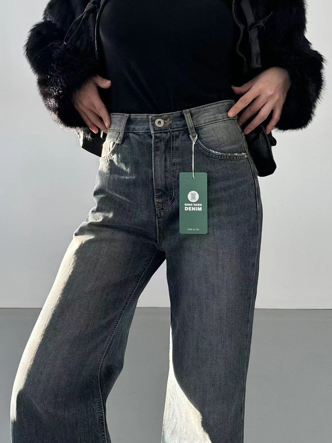 MORPHIN-모르핀-T東大門㊣代購女士新款人氣休閑熱賣牛仔褲MORPHIN-T牛仔褲