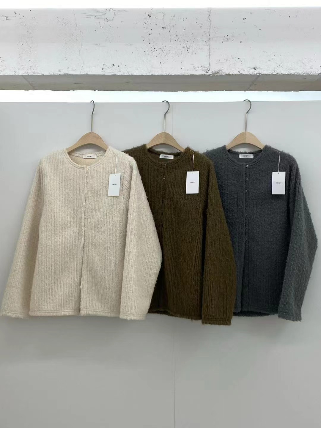 FERVENT東大門㊣代購女士新款休閑真品時尚推薦熱賣25秋冬針織衫FERVENT-2件起針織衫