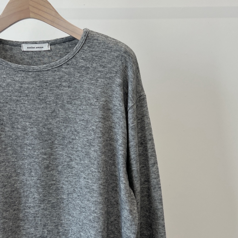 ANOTHER AVENUE韓國代購㊣女裝新款熱賣長袖T恤安哥拉羊毛ANOTHER AVENUE長袖T恤