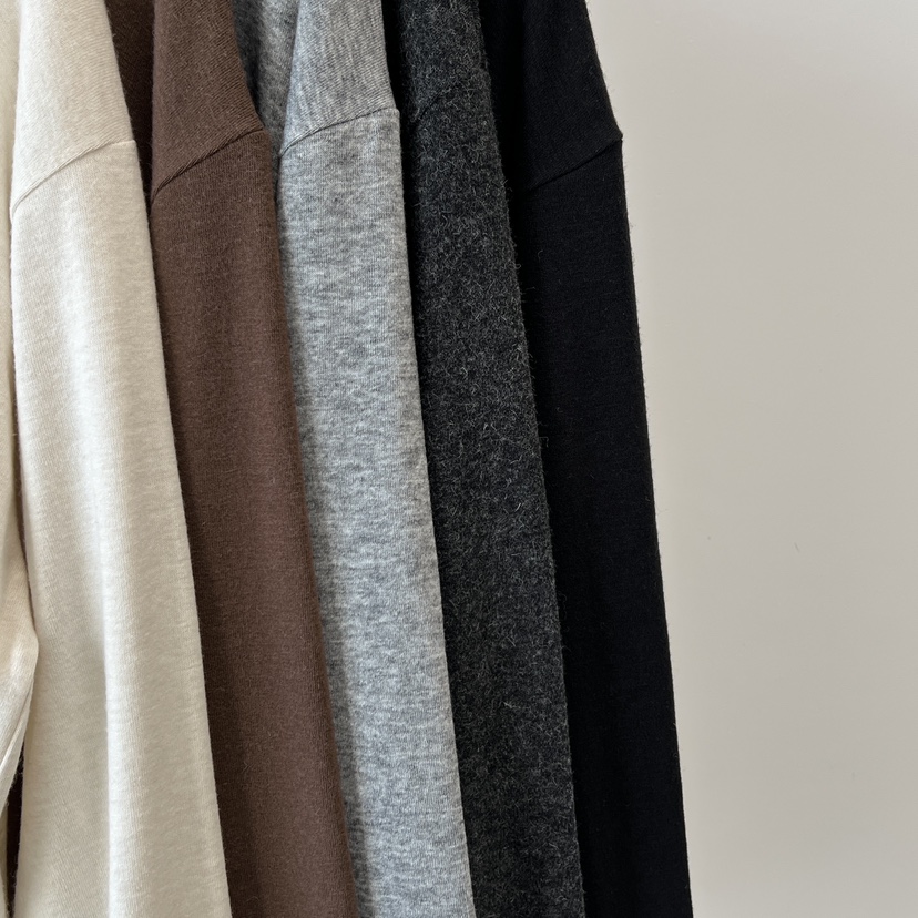 ANOTHER AVENUE韓國代購㊣女裝新款熱賣長袖T恤安哥拉羊毛ANOTHER AVENUE長袖T恤