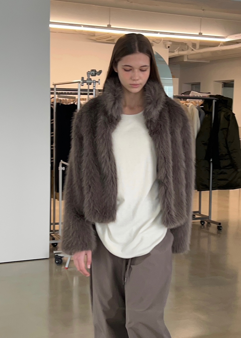 ANOTHER AVENUE韓國代購㊣女裝新款熱賣長袖T恤安哥拉羊毛ANOTHER AVENUE長袖T恤