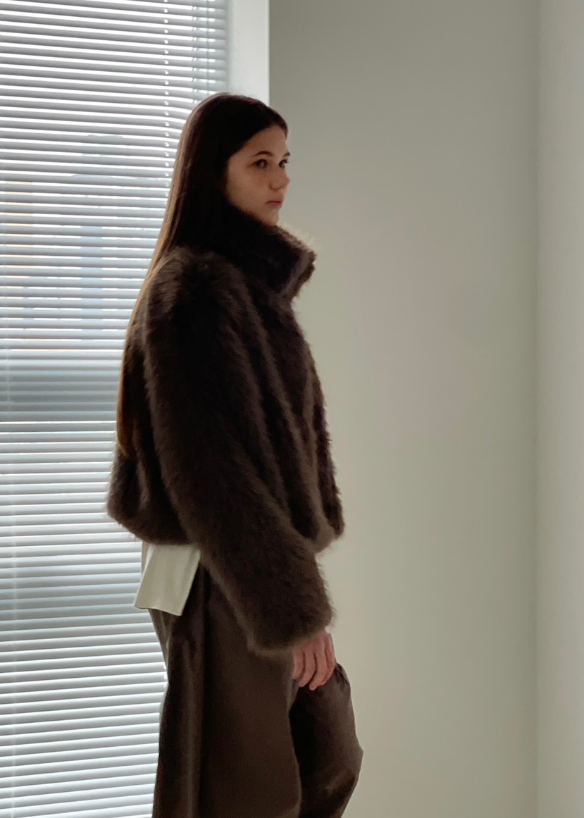 ANOTHER AVENUE韓國代購㊣女裝新款熱賣長袖T恤安哥拉羊毛ANOTHER AVENUE長袖T恤