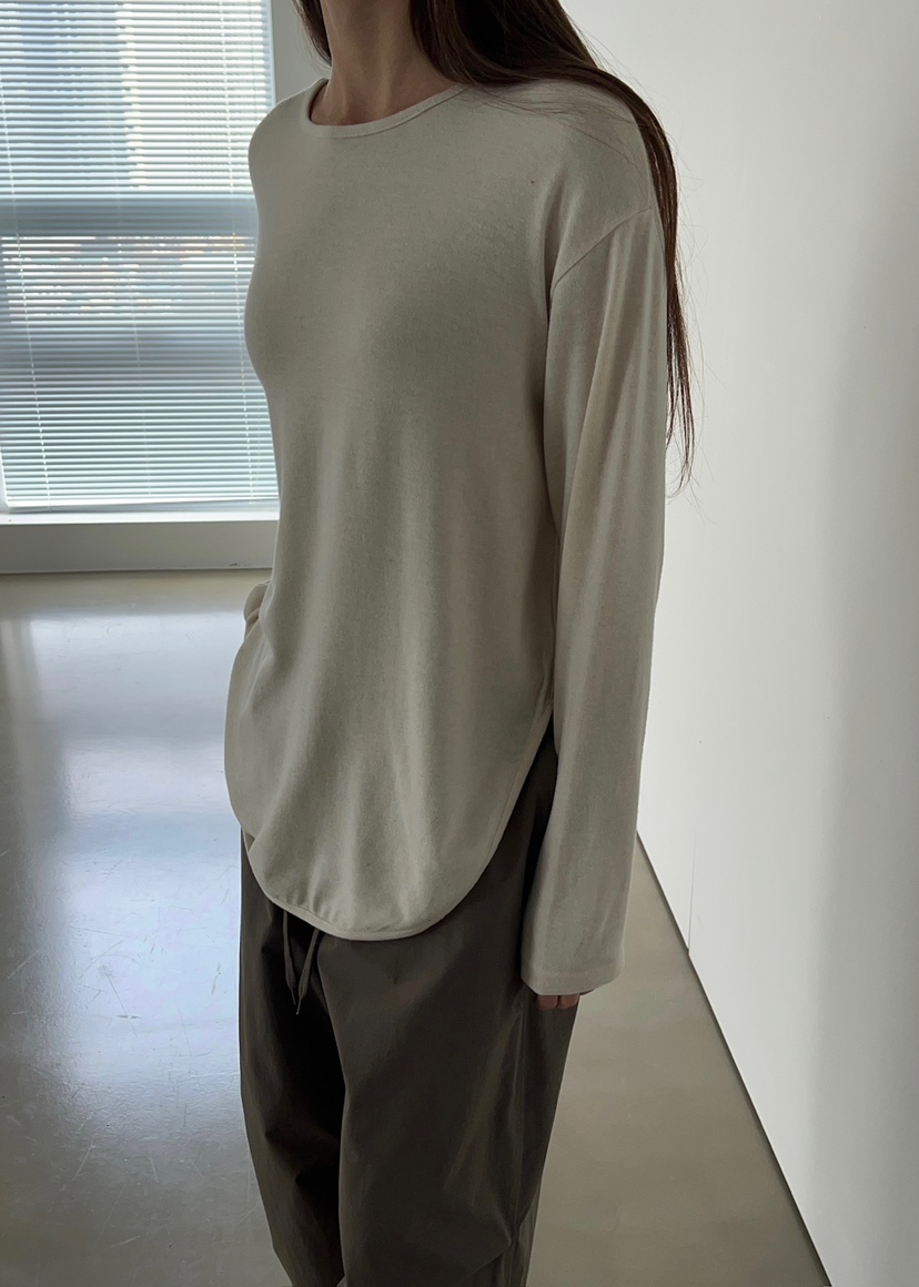 ANOTHER AVENUE韓國代購㊣女裝新款熱賣長袖T恤安哥拉羊毛ANOTHER AVENUE長袖T恤