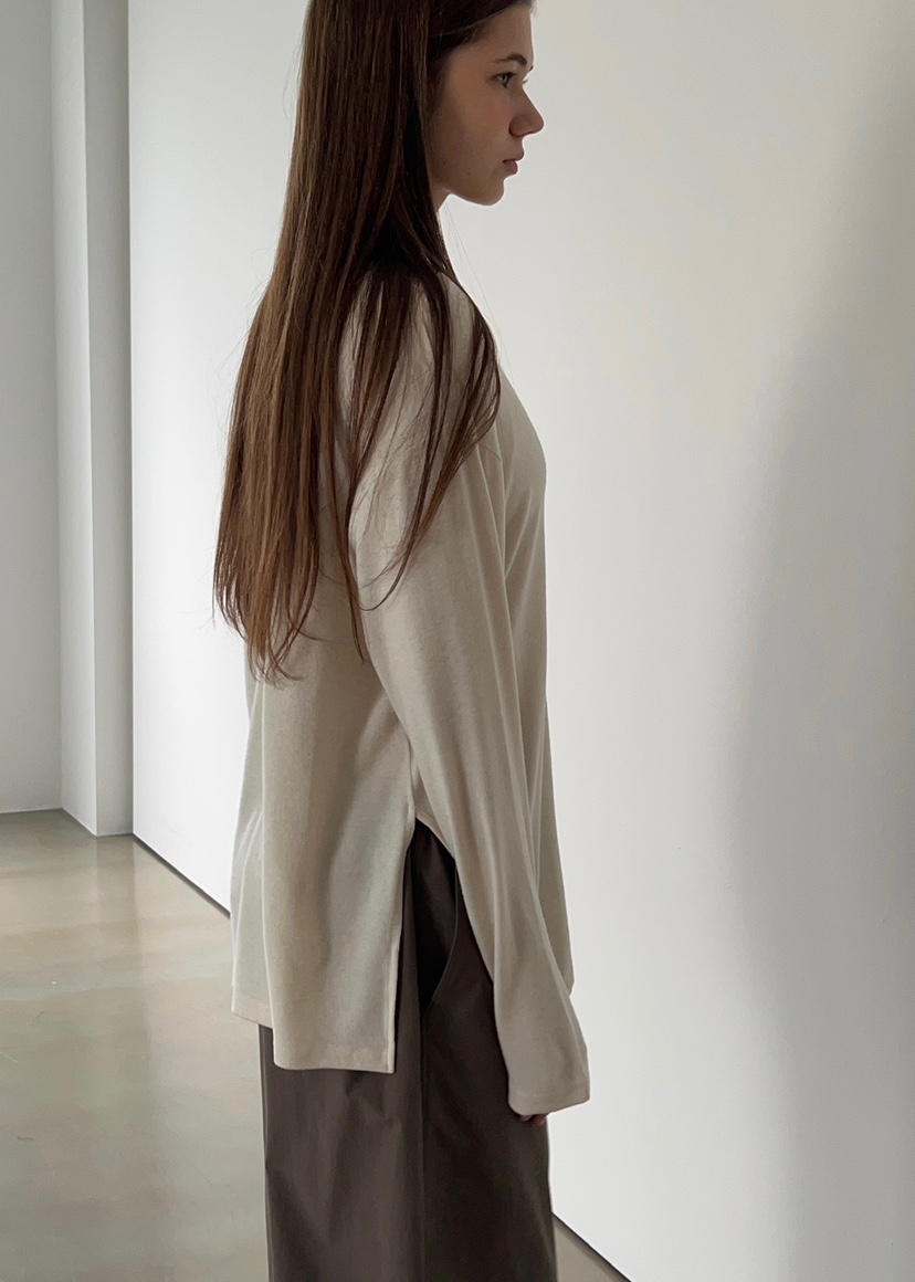 ANOTHER AVENUE韓國代購㊣女裝新款熱賣長袖T恤安哥拉羊毛ANOTHER AVENUE長袖T恤